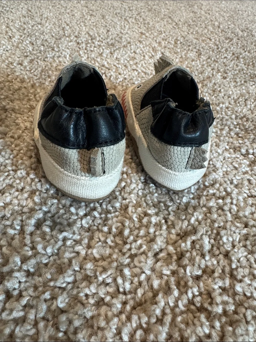Robeez Dino Dan Slip-On Baby Soft Sole Shoes